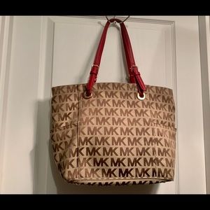 Michael Kors Signature Jacquard North South